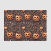 ハロウィン鮮やかをテーマにしたカボチャ 薄葉紙 (正面)