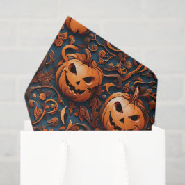ハロウィン鮮やかをテーマにしたカボチャ 薄葉紙