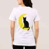 ハロウィン鮮やか抽象芸術幾何学模様 トライブレンドTシャツ (裏面)