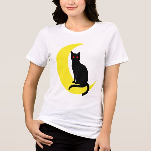 ハロウィン鮮やか抽象芸術幾何学模様 トライブレンドTシャツ (正面)