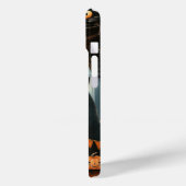 ハロウィン黒猫とムーンおもしろいズ魔女キッズ Case-Mate iPhoneケース (裏面 / 左)