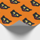ハロウィン黒猫 ラッピングペーパー (角)