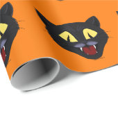 ハロウィン黒猫 ラッピングペーパー (ロールコーナー)