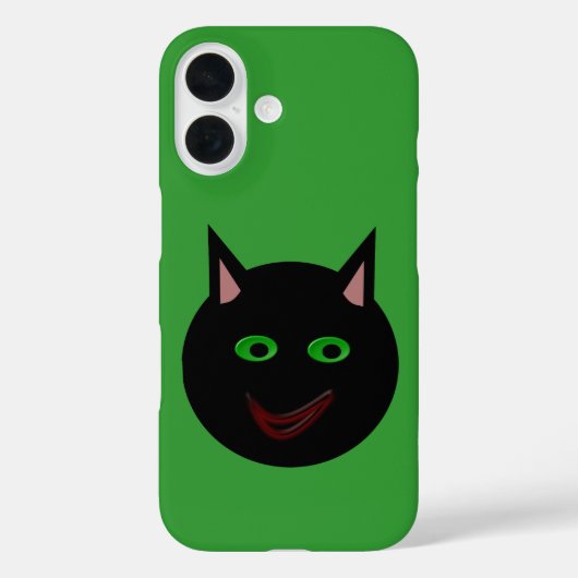 ハロウィン黒猫 Case-Mate iPhoneケース (裏面)