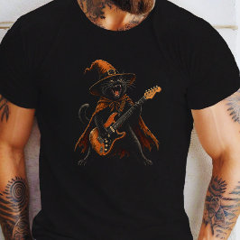 ハロウィン黒猫 Tシャツ