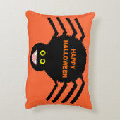 ハロウィン黒蜘蛛の枕 アクセントクッション (裏面(縦))