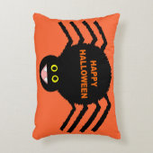 ハロウィン黒蜘蛛の枕 アクセントクッション (正面(垂直))