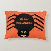 ハロウィン黒蜘蛛の枕 アクセントクッション (裏面)