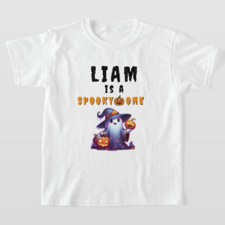 ハロウィン１歳の誕生日おめでとうボーイTシャツ Tシャツ