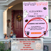 ハロウィン1歳お誕生日おめでとう 招待状