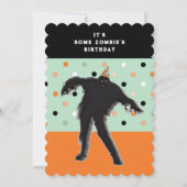 ハロウィン10月誕生日パーティー招待状 招待状 (正面)