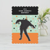 ハロウィン10月誕生日パーティー招待状 招待状 (スタンド正面)