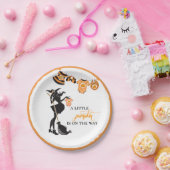 ハロウィン10月魔女ベビーシャワーかぼちゃ ペーパープレート (パーティー)