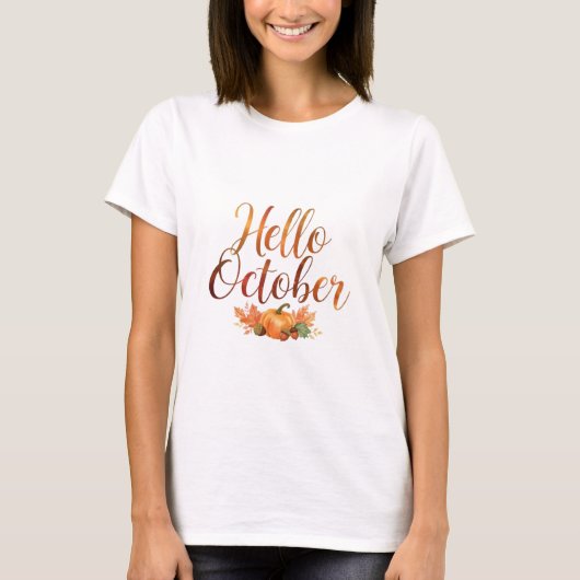 ハロウィン10月 Tシャツ (正面)