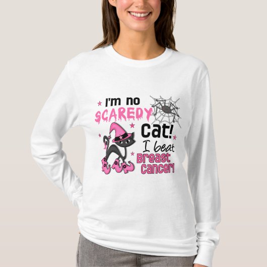 ハロウィン2の乳癌の生存者 Tシャツ (正面)