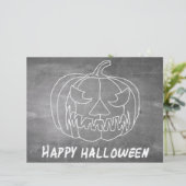 ハロウィン2の黒板風カボチャ (スタンド正面)