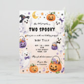 ハロウィン2歳の誕生日パーティーの招待状 招待状 (スタンド正面)