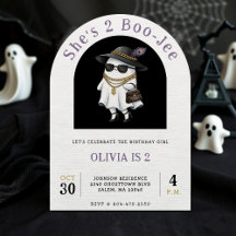 ハロウィン2歳の誕生日パーティー ゴーストBoujee