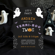 ハロウィン2歳の誕生日 テリーブー ツー ゴースト ゴシック