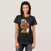 ハロウィン2020ストップ私のブーティーを見つめて幽霊a tシャツ (正面フル)