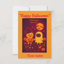 ハロウィン2025 子供のためのユーモアあふれる かわいい カード
