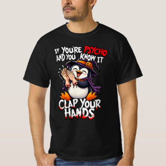ハロウィン2026 サイコペンギンの手拍子 Tシャツ