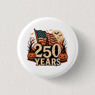 ハロウィン250周年記念アメリカ合衆国1776-2026 缶バッジ