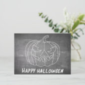ハロウィン3チョークボード風のカボチャ (スタンド正面)