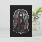 ハロウィン4吸血鬼b怖い怪物ホラー 招待状 (スタンド正面)