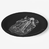 ハロウィン8の精神,幽霊,不気味,恐怖,恐怖, ペーパープレート (アングル)