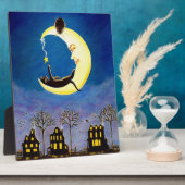 ハロウィン8×10イーゼルバックアート「サレムの星」 フォトプラーク (側面)