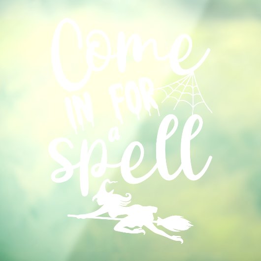 ハロウィン おいで魔女の呪文 ウィンドウサイン (シート3)