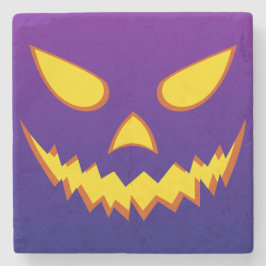 ハロウィン おかめ顔 ジャックオランタン パンプキン ストーンコースター