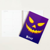 ハロウィン おかめ顔 ジャックオランタン パンプキン プランナー手帳 (ディスプレー)