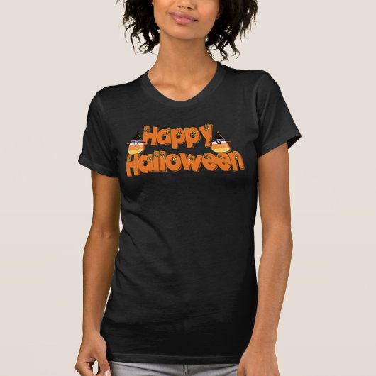 ハロウィン おしゃれ テキスト Tシャツ (正面)