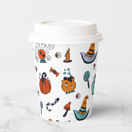 ハロウィン おばけのかわいい ペーパーカップ (左)