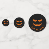 ハロウィン おばけの墓場 テーブルクロス コンフェッティ (裏面)