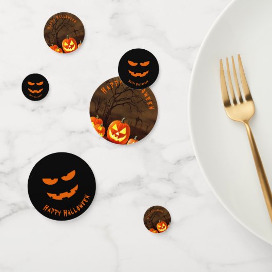 ハロウィン おばけの墓場 テーブルクロス コンフェッティ (グループ)