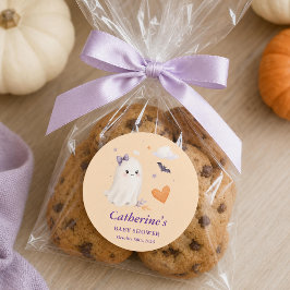 ハロウィン おばけの赤ちゃん お披露目会 ラウンドシール
