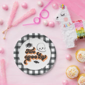 ハロウィン おばけの2歳の誕生日パーティー紙皿 2枚 ペーパープレート (パーティー)