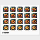 ハロウィン おばけ かぼちゃ スクエアシール (シート)