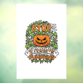 ハロウィン おばけ かぼちゃ バット_1 ウィンドウサイン (シート3)