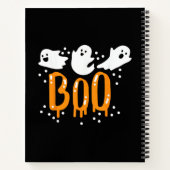ハロウィン おばけ かわいい ノートブック (裏面)