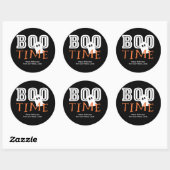 ハロウィン おばけ かわいい パーティーグッズ シール BOO TIME (シート)