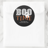 ハロウィン おばけ かわいい パーティーグッズ シール BOO TIME (バッグ)