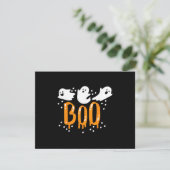 ハロウィン おばけ かわいい 出欠カード (スタンド正面)
