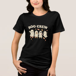 ハロウィン おばけ クルー 可愛い グルービー スクワッド トライブレンドTシャツ
