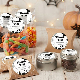 ハロウィン おばけ スケア ハッピーバースデー パーティー ラウンドシール
