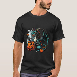 ハロウィン おばけ ドラゴン 怖い お菓子入れ 8 Tシャツ