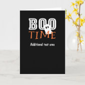 ハロウィン おばけ パーティー 折りたたみカード BOO TIME カード (黄色い花)